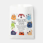 Little Monster Verjaardagsfeest voor alle leeftijd Bedankzakje (Voorkant)