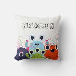 Little Monster Verjaardagsfeest voor alle leeftijd Kussen