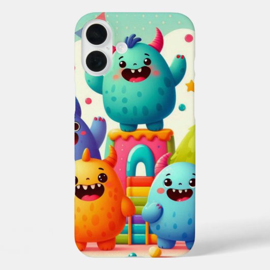 Little Monsters Design Case-Mate iPhone Case (Achterkant)