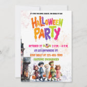 Little Monsters' Night Out Invitation Flat Kaart (Voorkant)