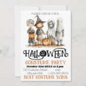 Little Monsters Unite - Een grillige Halloween Kaart (Voorkant)