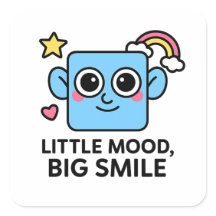 Little Mood Big Smile - Cute Smilo stickerblad.