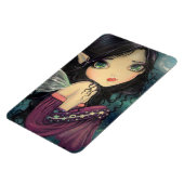 Little Moon Big-Eye Fairy Fantasy Art Magneet (Linkerzijde)