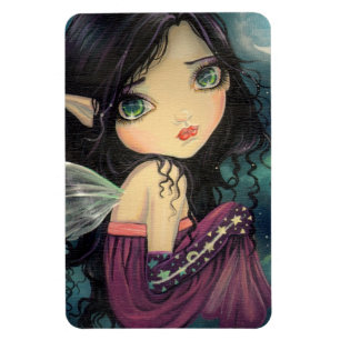 Little Moon Big-Eye Fairy Fantasy Art Magneet