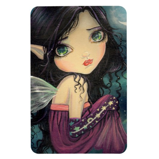 Little Moon Big-Eye Fairy Fantasy Art Magneet (Verticaal)