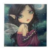 Little Moon Big-Eye Fairy Fantasy Art Tegeltje (Voorkant)