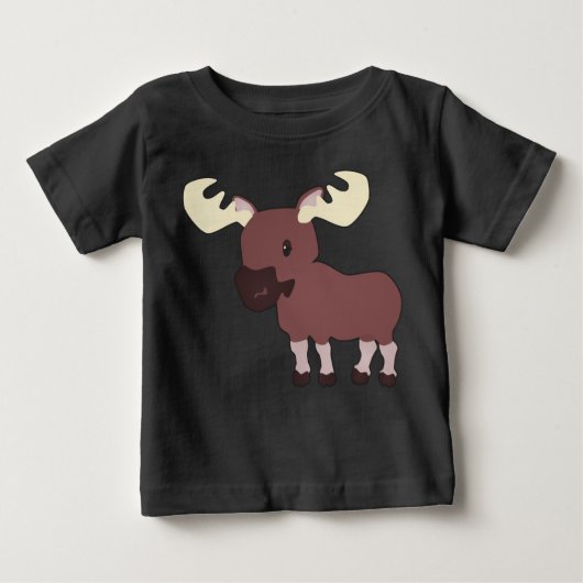 Little Moose Baby Shirt (Voorkant)