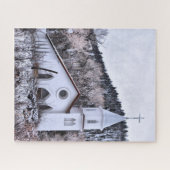 Little Mountain Town Church - 16x20 - 520 pcs Legpuzzel (Horizontaal)