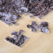 Little Mountain Town Church - 20x30 - 1014 pcs Legpuzzel (Zijkant)