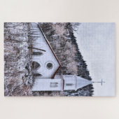 Little Mountain Town Church - 20x30 - 1014 pcs Legpuzzel (Horizontaal)