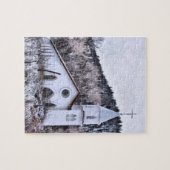 Little Mountain Town Church - 8 x 10 - 110 stuks Legpuzzel (Horizontaal)