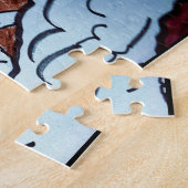 LITTLE MOUSE SANTA Puzzle Legpuzzel (Zijkant)