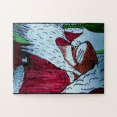 LITTLE MOUSE SANTA Puzzle Legpuzzel (Horizontaal)