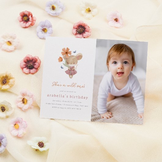 Little Mouse Wild One Budget Foto 1e verjaardag