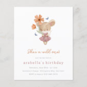Little Mouse Wild One Flower Budget 1e verjaardag (Voorkant)