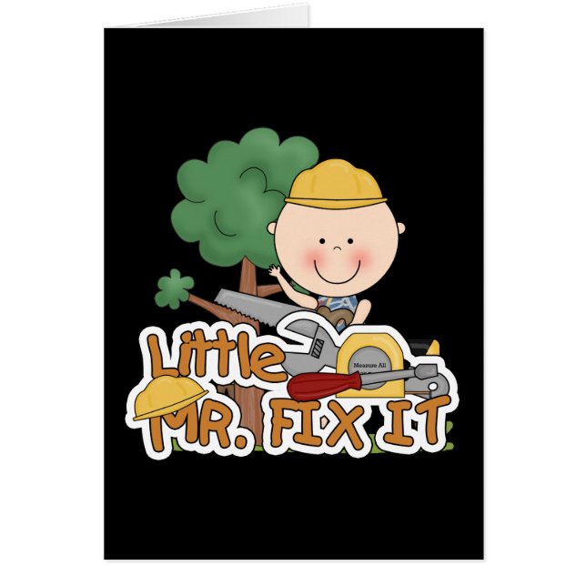 Little Mr Fix-It Saw t t-shirts and Gifts (Voorkant)