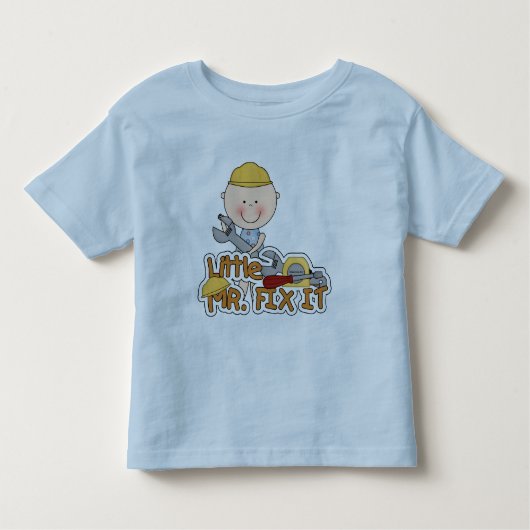 Little Mr Fix it - Wfranse overhemden en cadeautje Kinder Shirts (Voorkant)