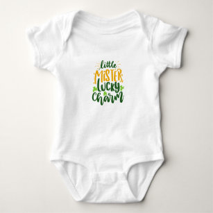 Little Mr Lucky Charm St Patricks Baby T-Shirt