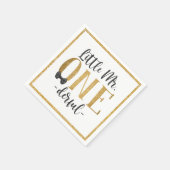 Little Mr One Derful 1st Birthday Napkins Servet (Hoek)