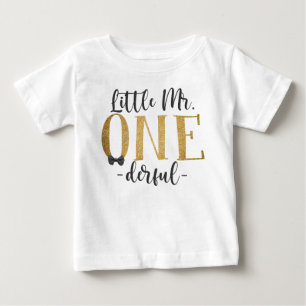 Little Mr One Derful Baby T-Shirt