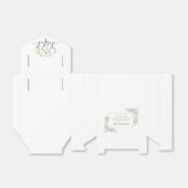 Little Mr ONEderful Cute Boy 1st Birthday Elegant Bedankdoosjes (Uitgevouwen)