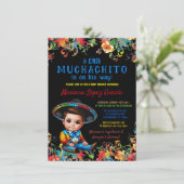 Little Muchachito Charro Fiesta Baby shower Kaart (Staand voorkant)