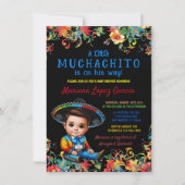 Little Muchachito Charro Fiesta Baby shower Kaart (Voorkant)