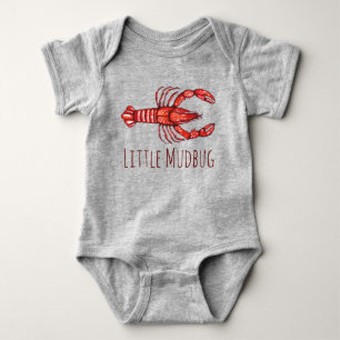 Little Mudbug Cajun Crawfish Romper