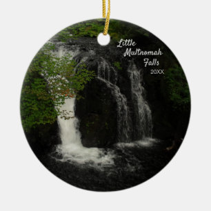 Little Multnomah Herfsten Keramisch Ornament