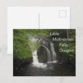 Little Multnomah Herfsten Oregon Foto Briefkaart (Voorkant / Achterkant)