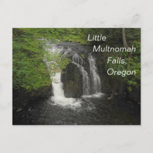 Little Multnomah Herfsten Oregon Foto Briefkaart