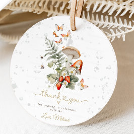 Little Mushroom Baby shower Forest Baby shower Bedankjes Labels