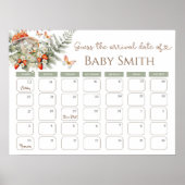 Little Mushroom Baby shower Forest Baby shower Poster (Voorkant)