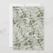 Little Mushroom Baby shower Forest Baby shower Save The Date (Achterkant)