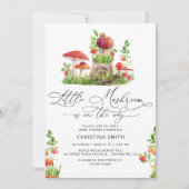 Little Mushroom Baby shower Kaart (Voorkant)