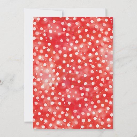 Little Mushroom Baby shower Kaart (Achterkant)