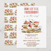 Little Mushroom Baby shower Kaart (Voorkant / Achterkant)