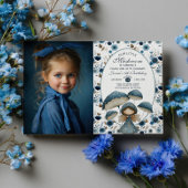 Little Mushroom Fairy Waterverf Kinderen Verjaarda Kaart