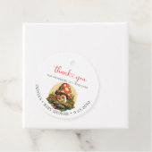 Little Mushroom Herfst Baby shower Bedankjes Labels (In situ)