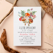 Little Mushroom Herfst Baby shower Kaart