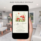 Little Mushroom staat op Way Frog Baby shower Kaart