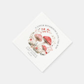 Little Mushroom Wildflowers Baby shower Servet (Hoek)