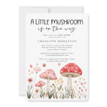 Little Mushrooms Wildflower Baby shower