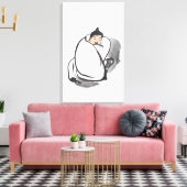 Little Nap Canvas Afdruk (Insitu (Woonkamer))