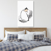 Little Nap Canvas Afdruk (Insitu (Slaapkamer))