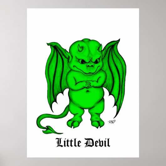 Little nasty Devil Poster (Voorkant)