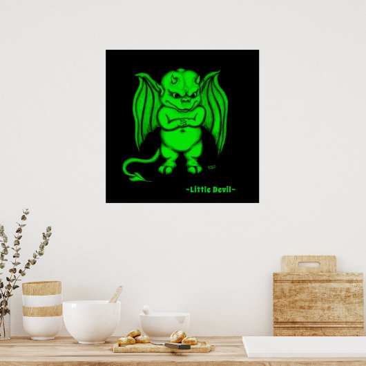 Little nasty Devil Poster (Keuken)