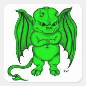 Little nasty Devil Vierkante Sticker (Voorkant)