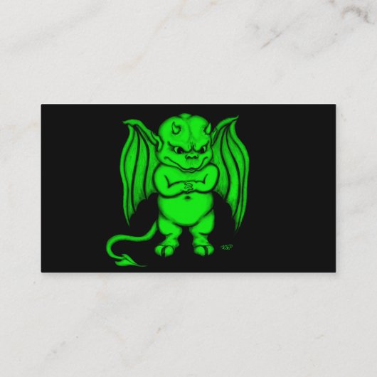 Little nasty Devil Visitekaartje (Achterkant)