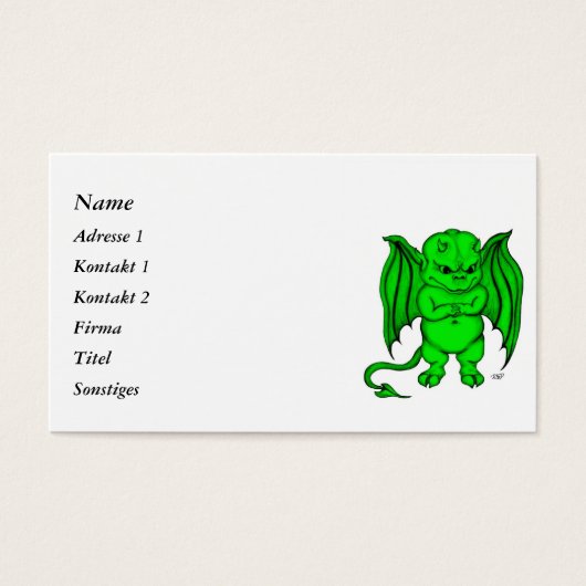 Little nasty Devil Visitekaartjes (Voorkant)